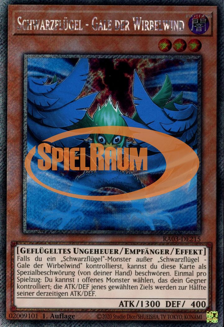 Blackwing - Gale the Whirlwind (V.1 - Platinum Secret Rare)