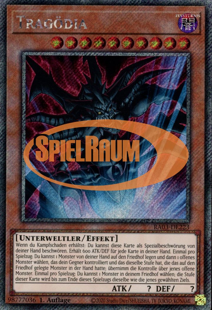 Tragoedia (V.1 - Platinum Secret Rare)