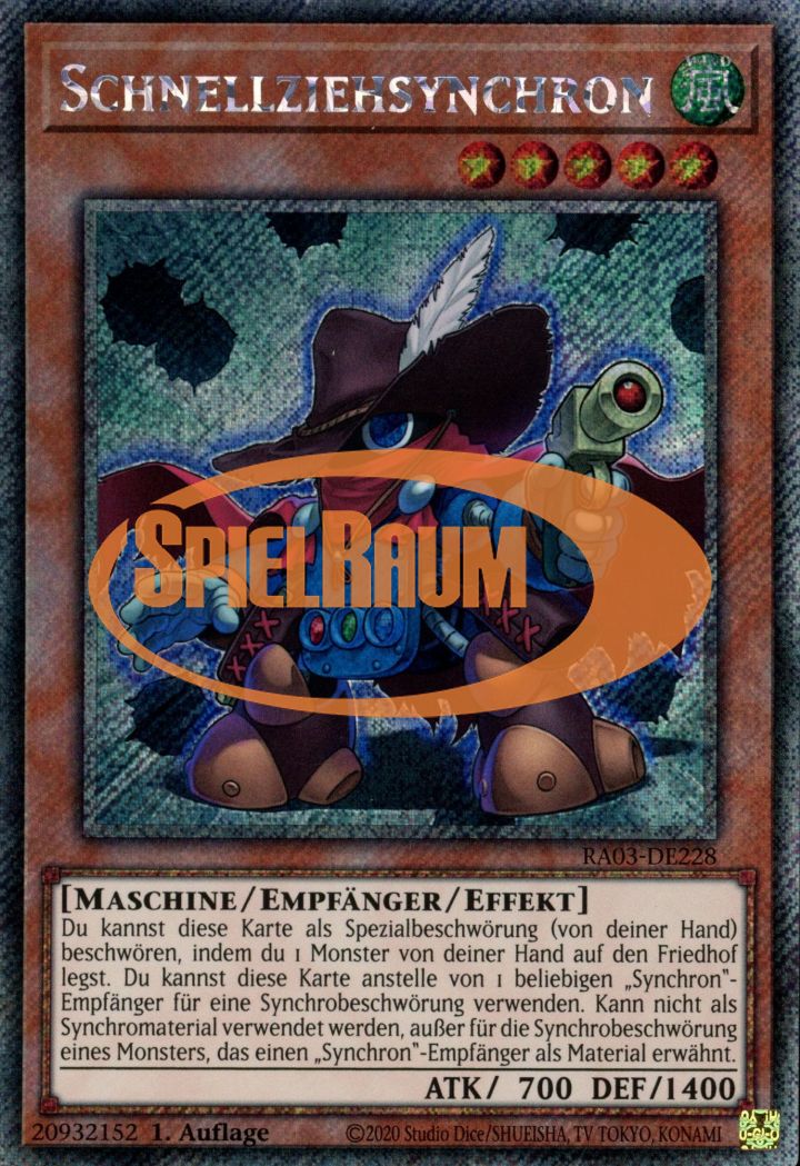 Quickdraw Synchron (V.1 - Platinum Secret Rare)