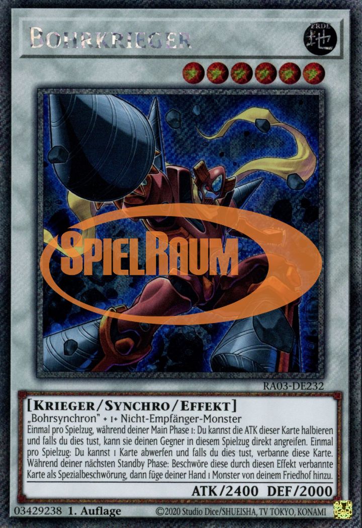 Drill Warrior (V.1 - Platinum Secret Rare)