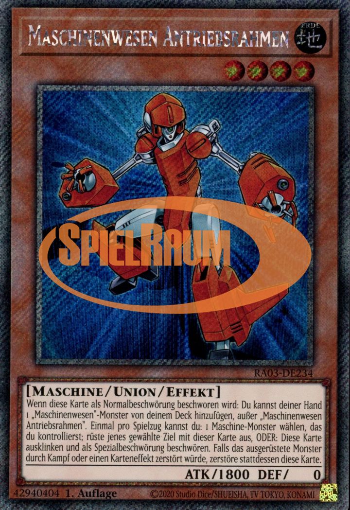 Machina Gearframe (V.1 - Platinum Secret Rare)