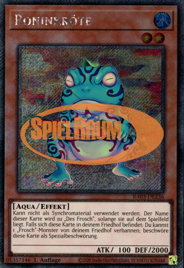 Ronintoadin (V.1 - Platinum Secret Rare)