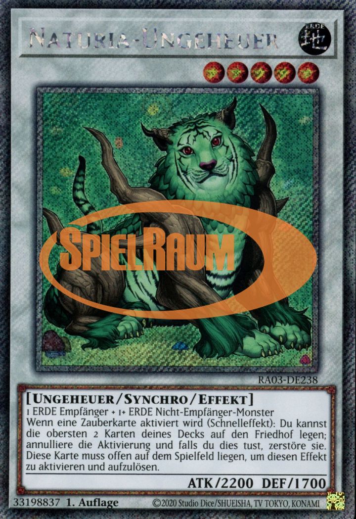 Naturia Beast (V.1 - Platinum Secret Rare)