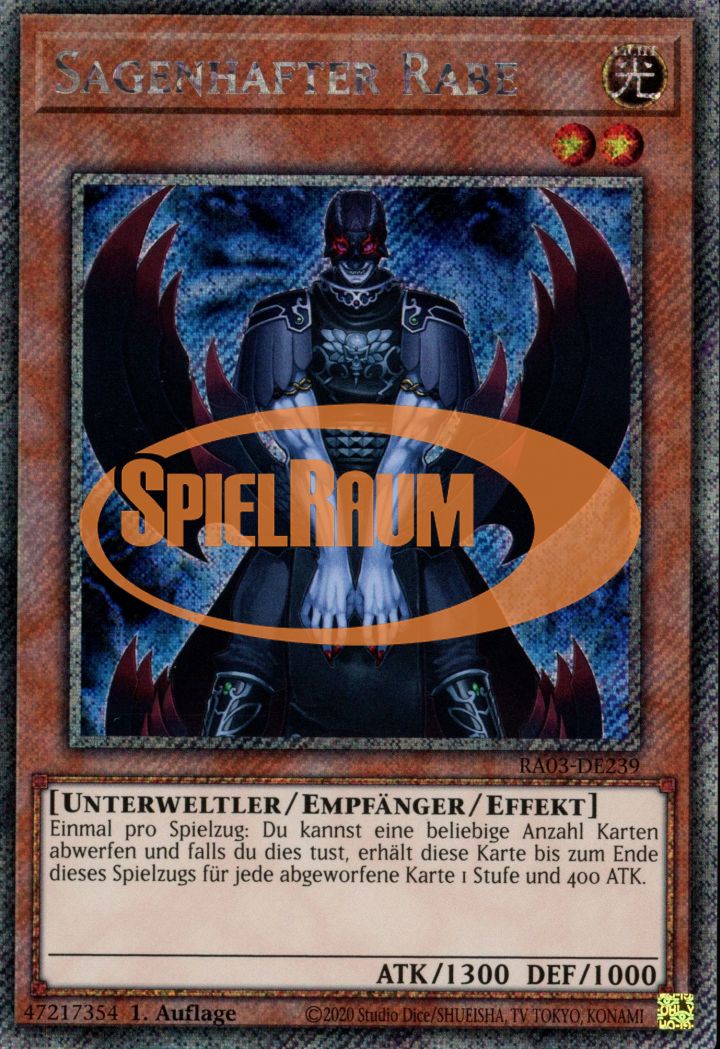 Fabled Raven (V.1 - Platinum Secret Rare)