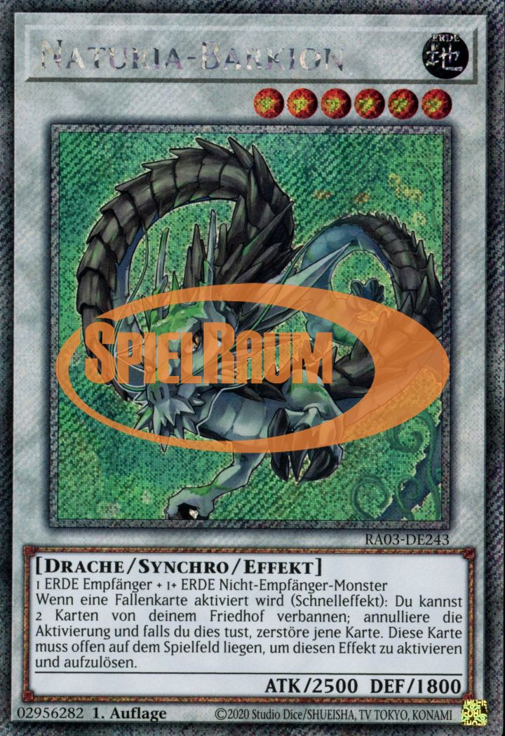 Naturia Barkion (V.1 - Platinum Secret Rare)