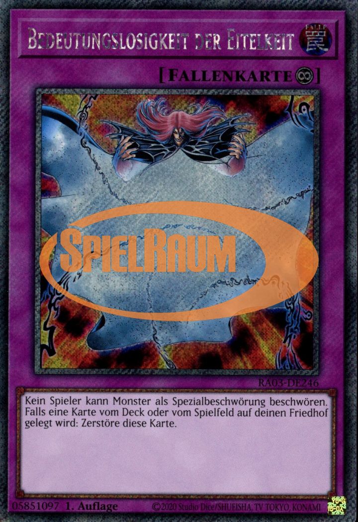 Vanity's Emptiness (V.1 - Platinum Secret Rare)
