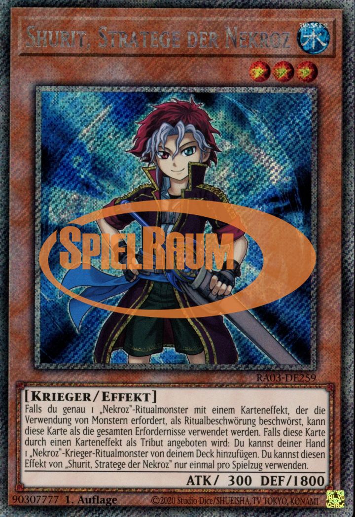 Shurit, Strategist of the Nekroz (V.1 - Platinum Secret Rare)