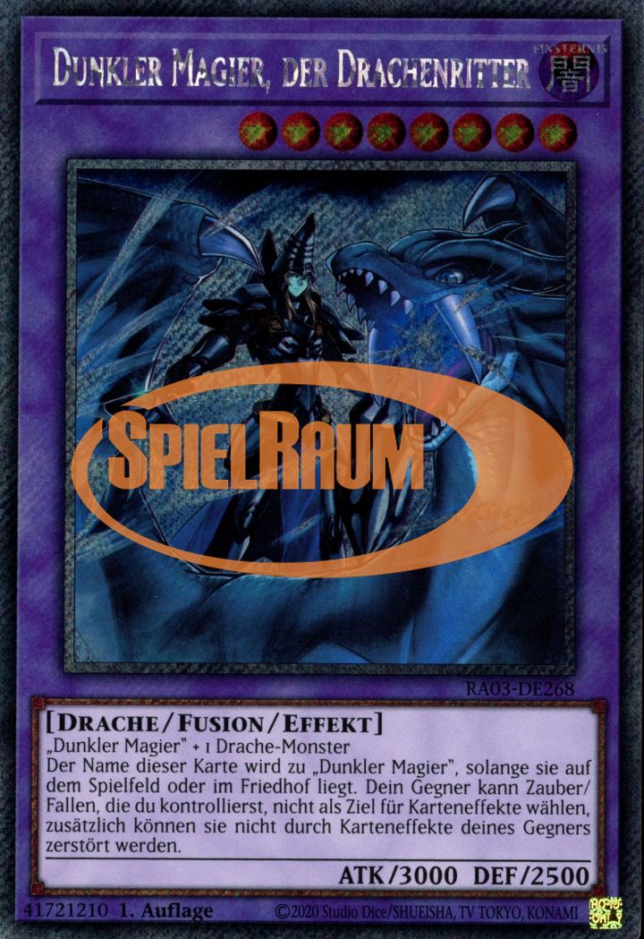 Dark Magician the Dragon Knight (V.1 - Platinum Secret Rare)