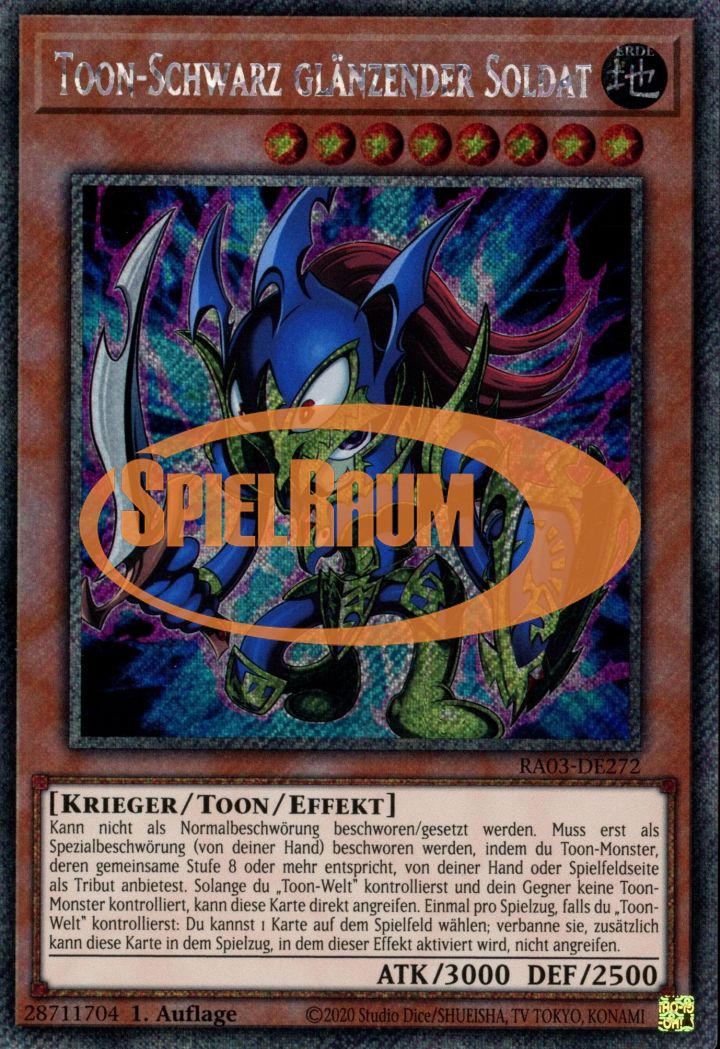 Toon Black Luster Soldier (V.1 - Platinum Secret Rare)