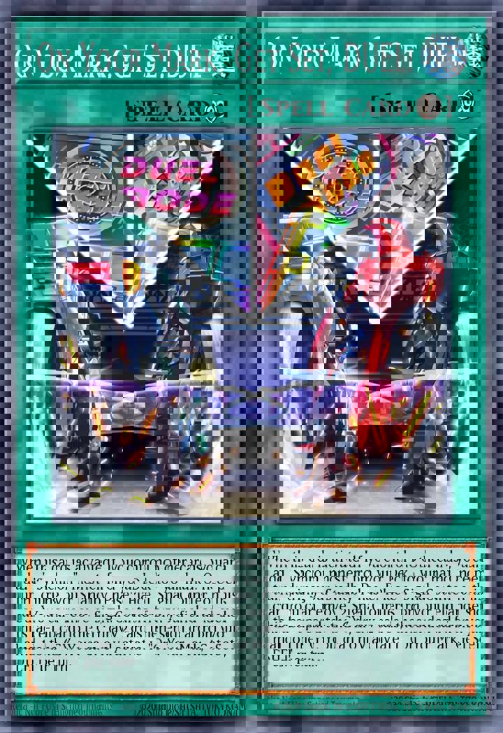 On Your Mark, Get Set, DUEL! (V.1 - Platinum Secret Rare)