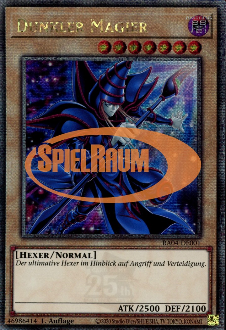 Dark Magician (V.1 - Quarter Century Secret Rare)
