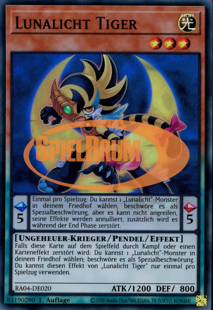 Lunalight Tiger (V.1 - Super Rare)