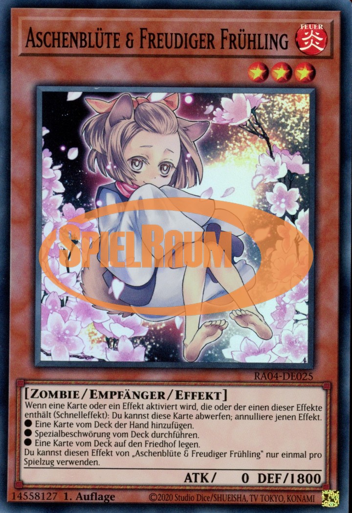 Ash Blossom & Joyous Spring (V.1 - Super Rare)