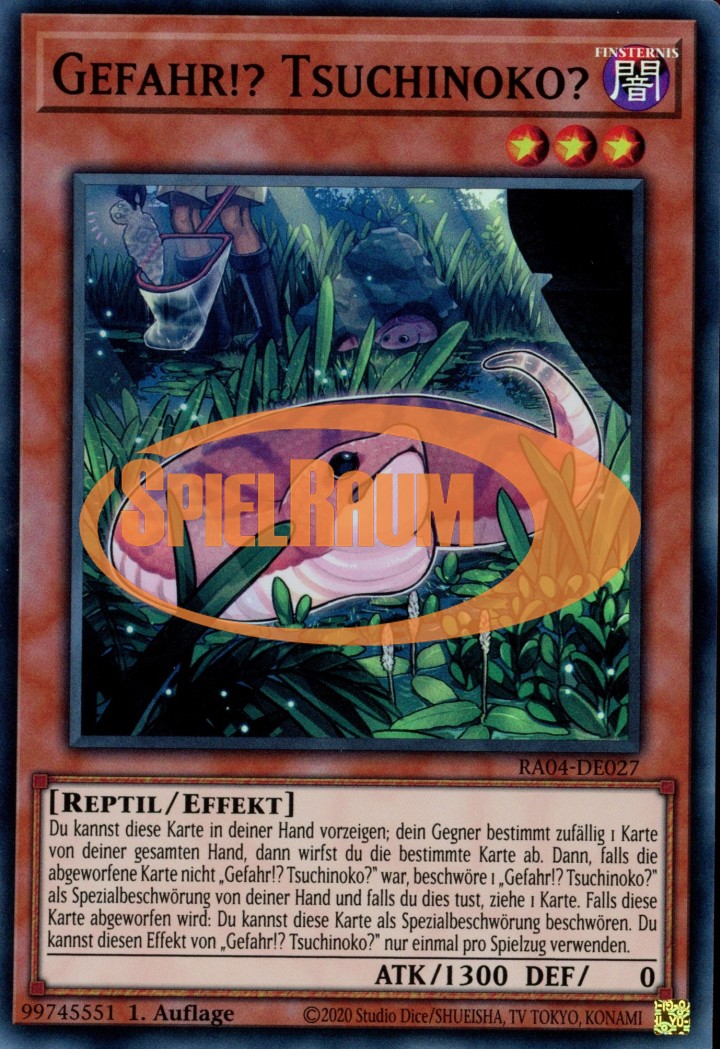 Danger!? Tsuchinoko? (V.1 - Super Rare)