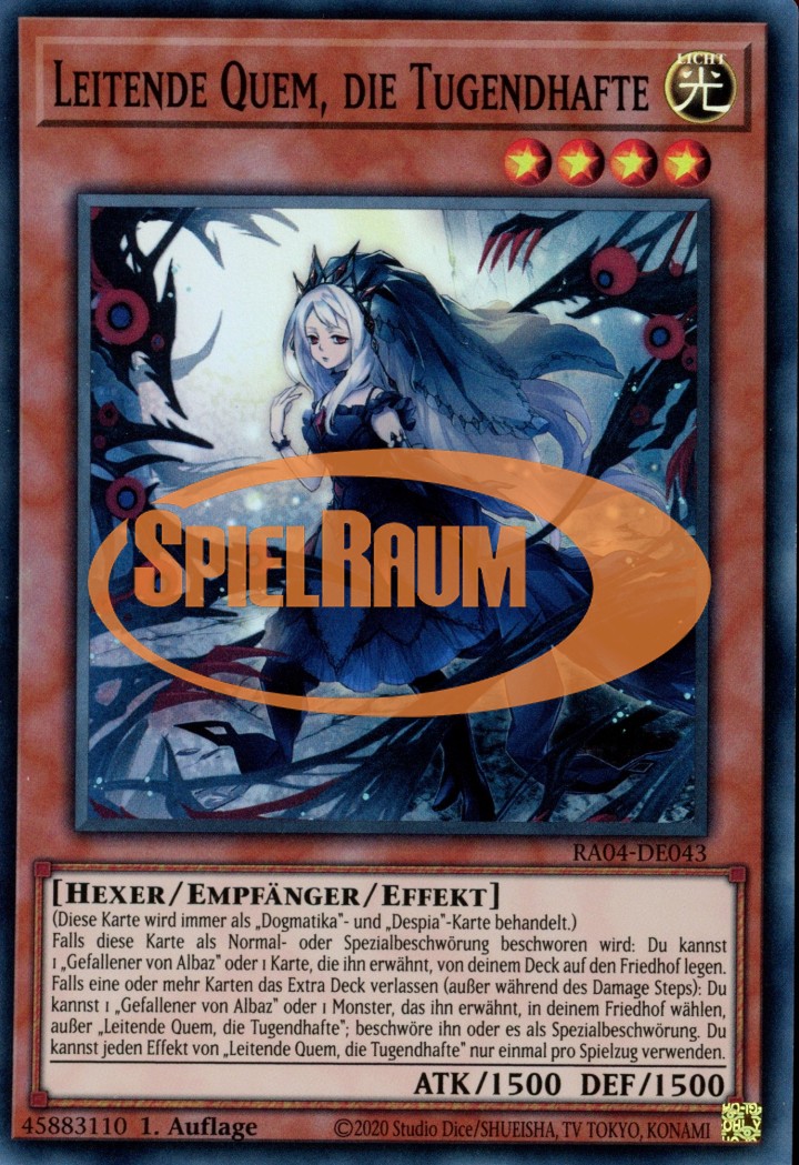 Guiding Quem, the Virtuous (V.1 - Super Rare)