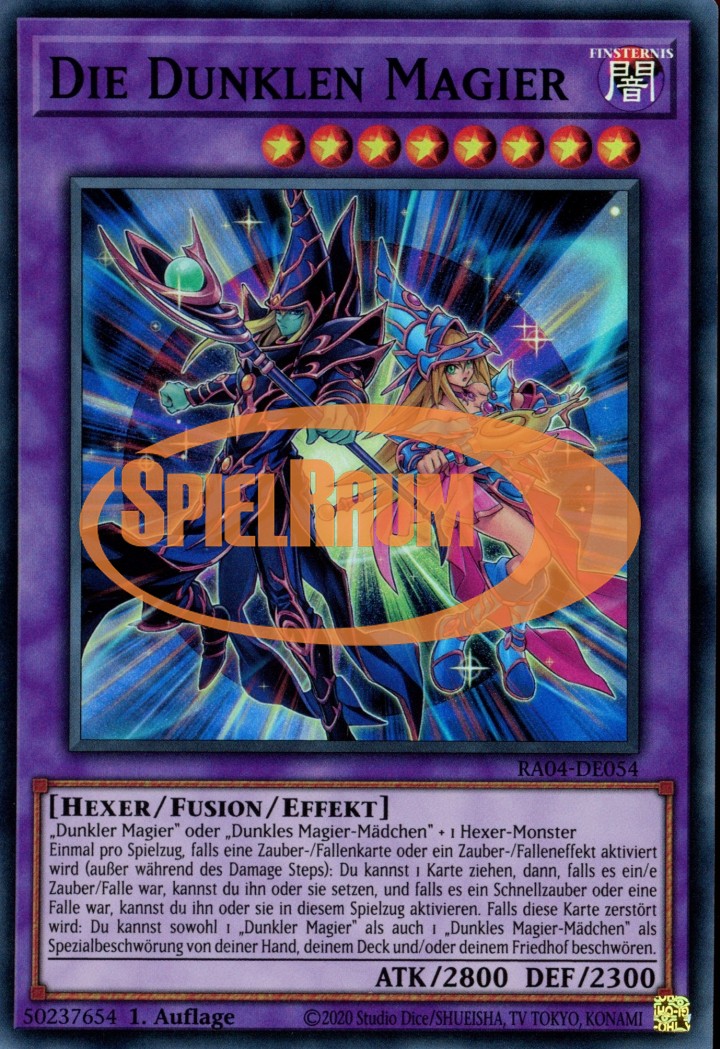The Dark Magicians (V.1 - Super Rare)