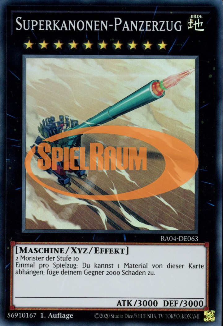 Superdreadnought Rail Cannon Gustav Max (V.1 - Super Rare)