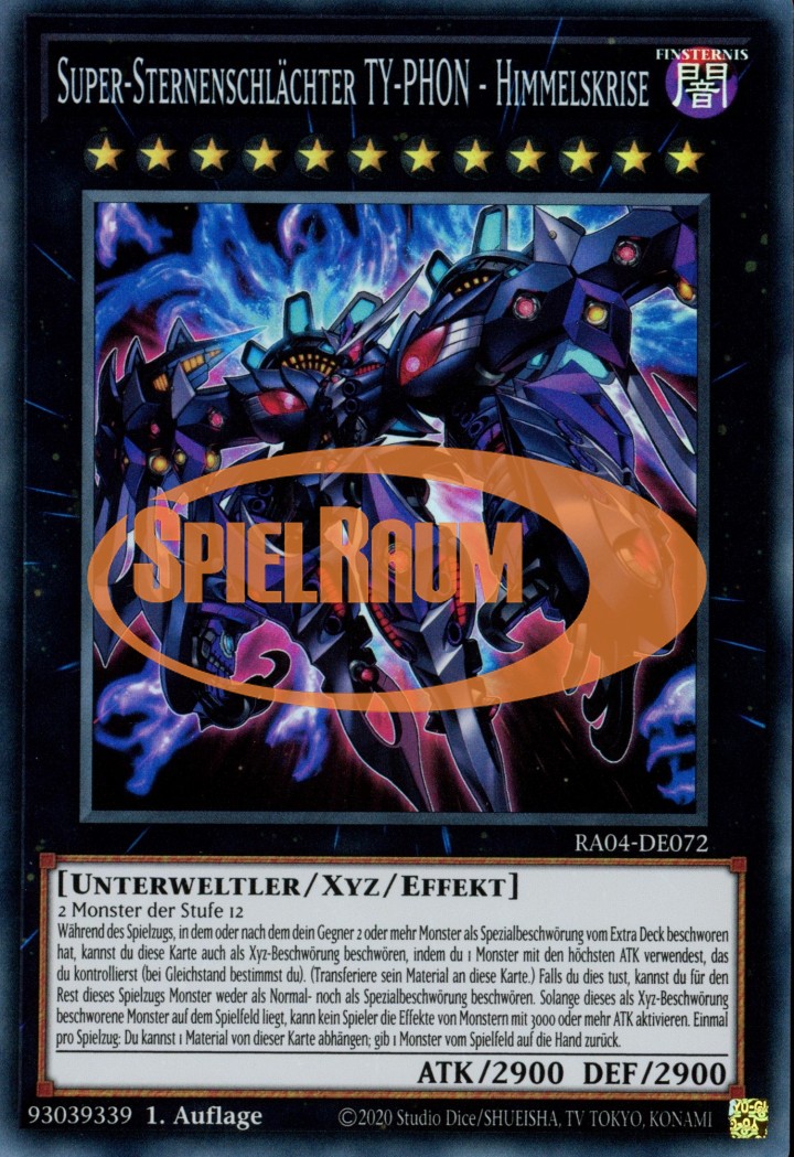 Super Starslayer TY-PHON - Sky Crisis (V.1 - Super Rare)