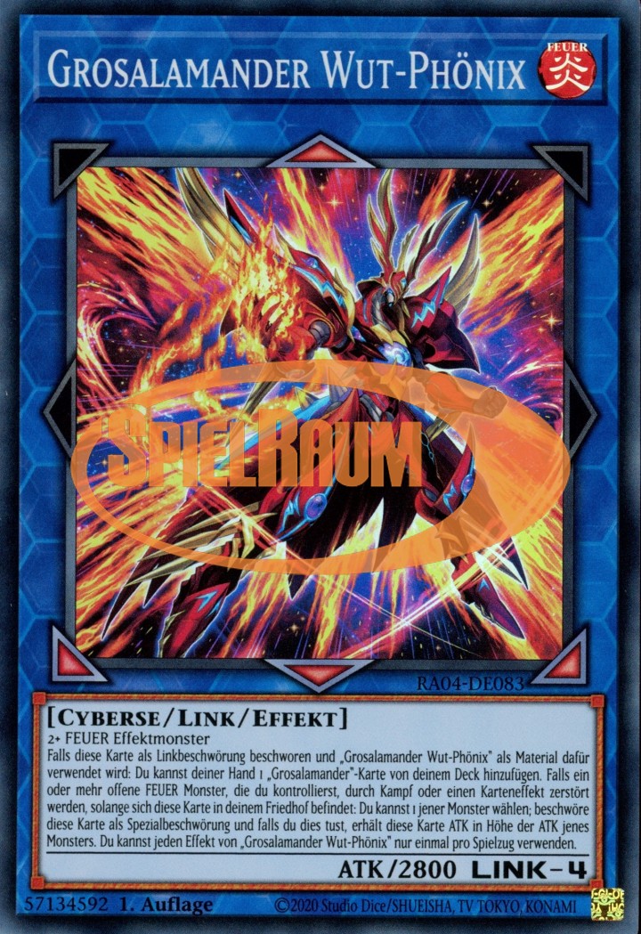 Salamangreat Raging Phoenix (V.1 - Super Rare)