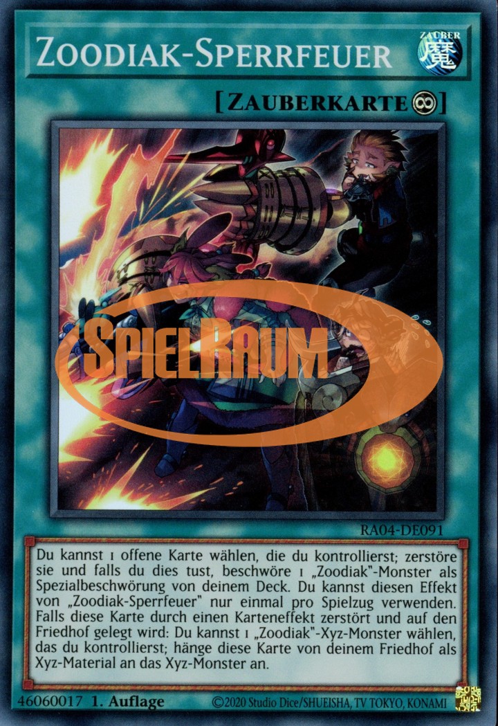 Zoodiac Barrage (V.1 - Super Rare)