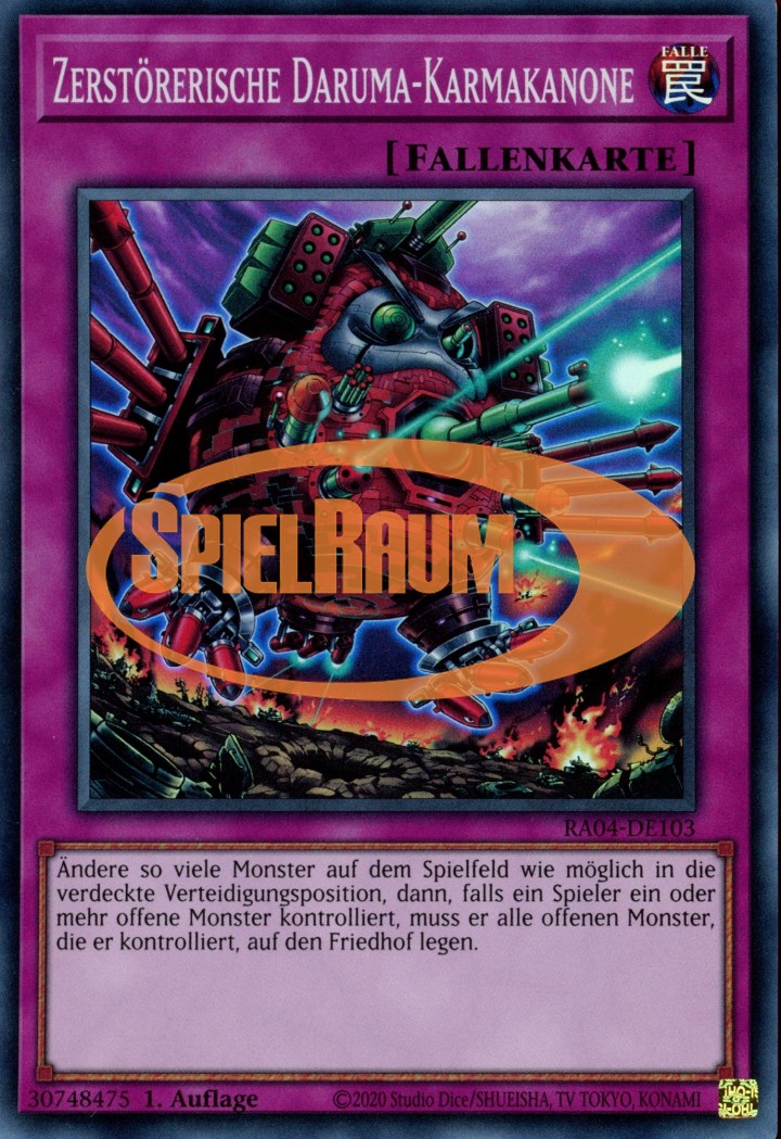 Destructive Daruma Karma Cannon (V.1 - Super Rare)