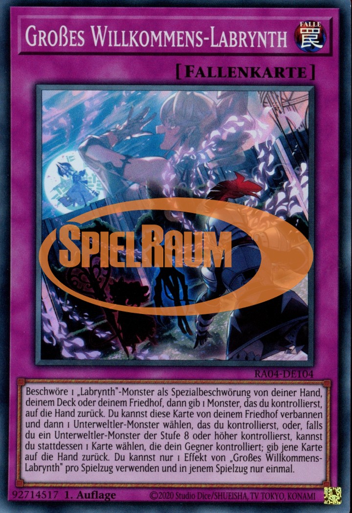 Big Welcome Labrynth (V.1 - Super Rare)