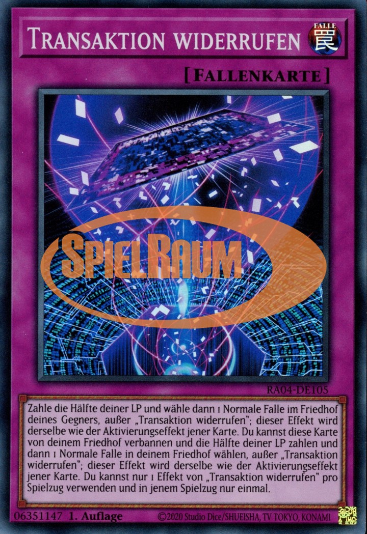 Transaction Rollback (V.1 - Super Rare)