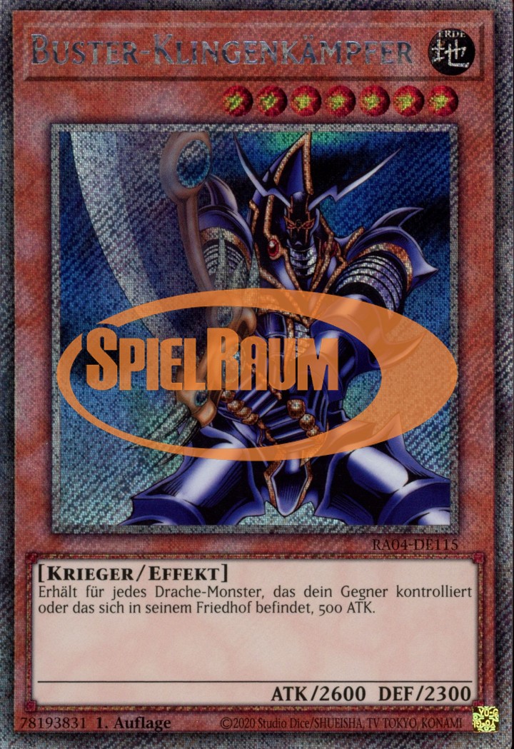 Buster Blader (V.1 - Platinum Secret Rare)