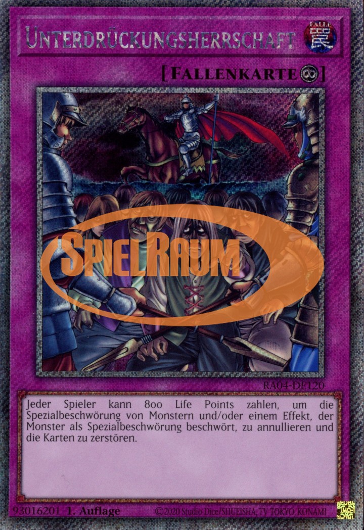 Royal Oppression (V.1 - Platinum Secret Rare)