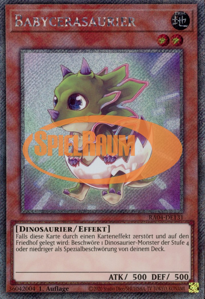Babycerasaurus (V.1 - Platinum Secret Rare)