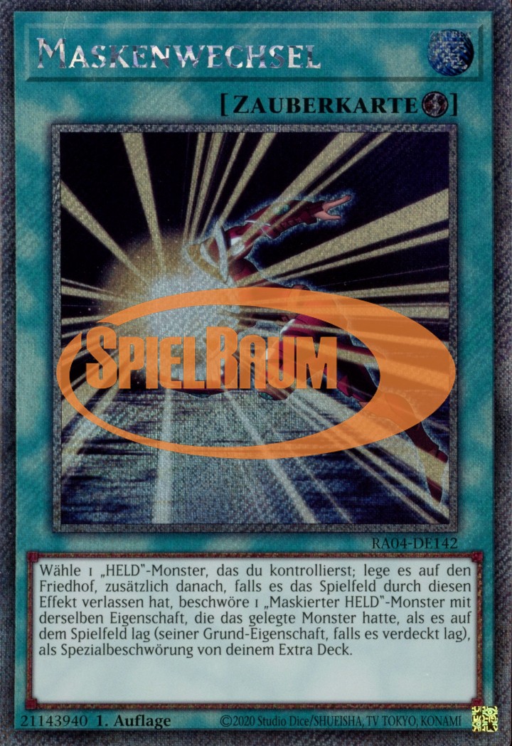 Mask Change (V.1 - Platinum Secret Rare)