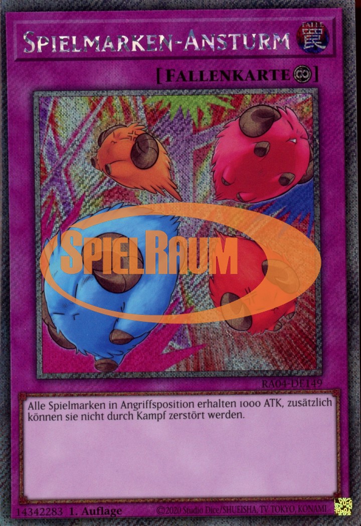 Token Stampede (V.1 - Platinum Secret Rare)