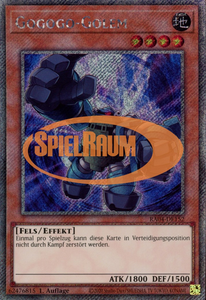 Gogogo Golem (V.1 - Platinum Secret Rare)
