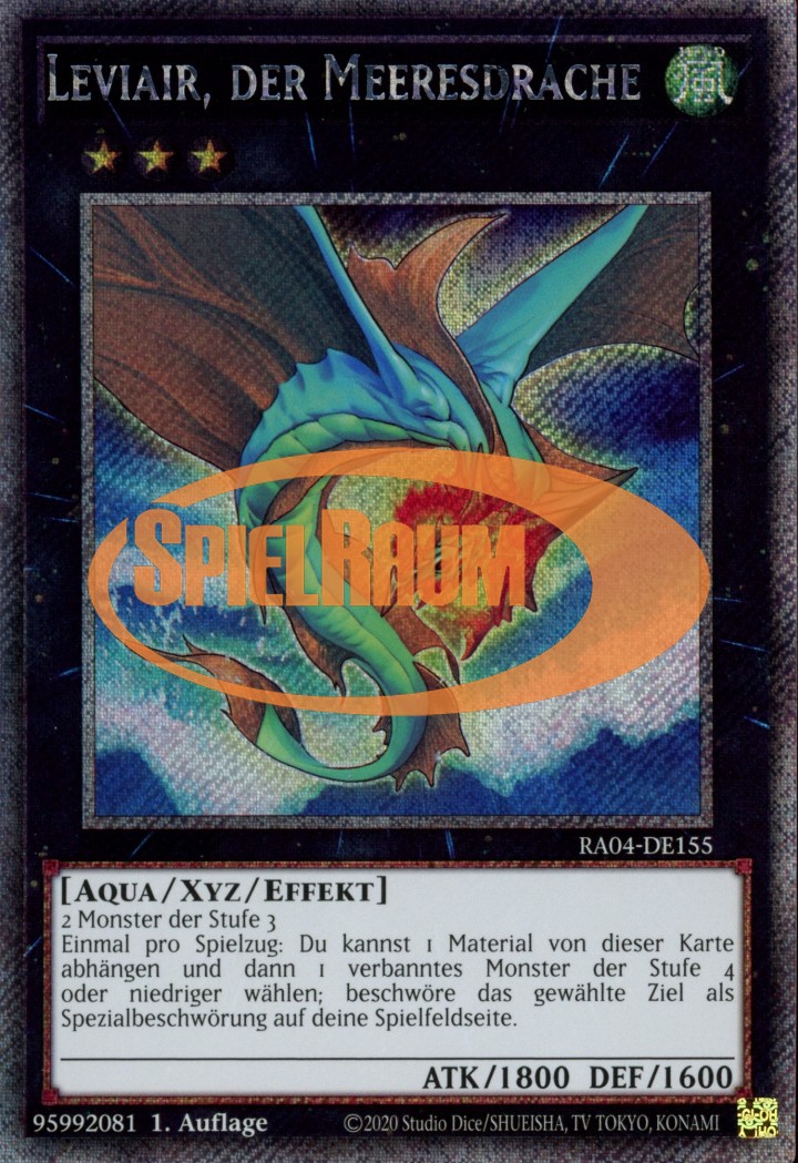 Leviair the Sea Dragon (V.1 - Platinum Secret Rare)
