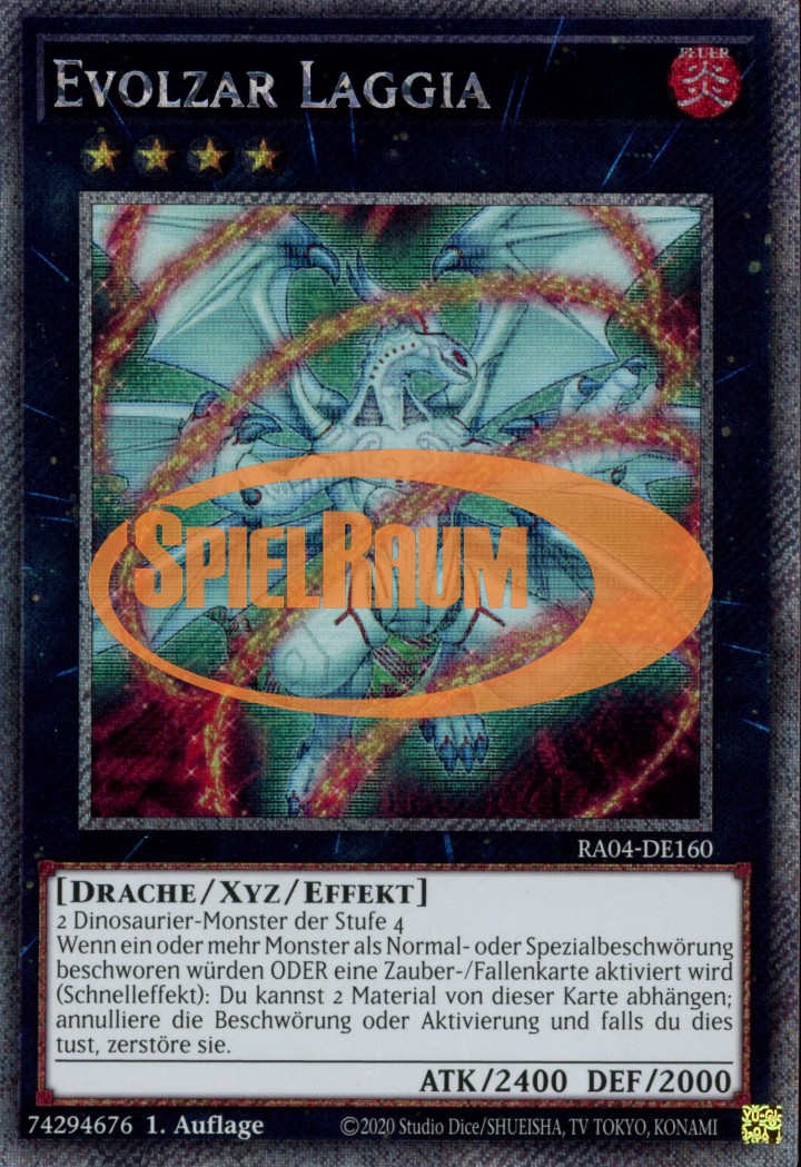Evolzar Laggia (V.1 - Platinum Secret Rare)