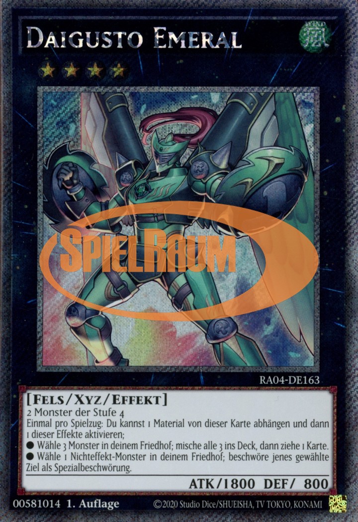 Daigusto Emeral (V.1 - Platinum Secret Rare)