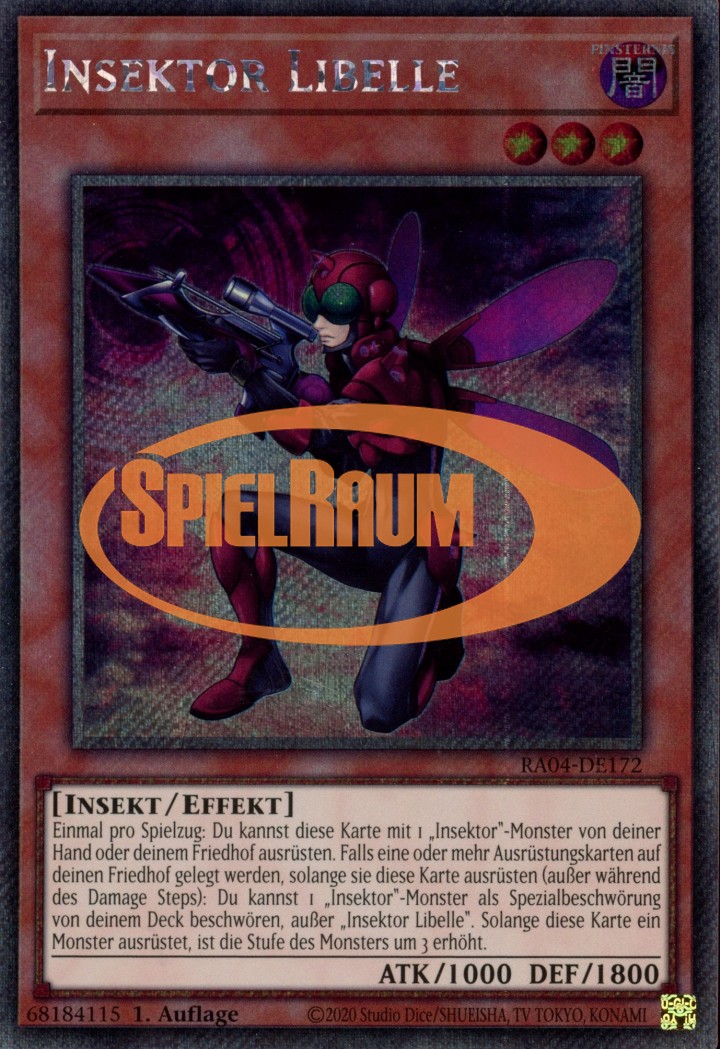 Inzektor Dragonfly (V.1 - Platinum Secret Rare)