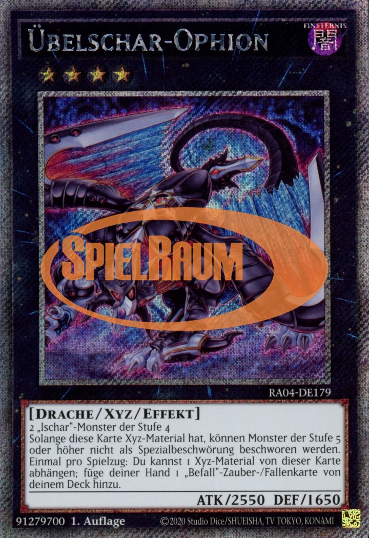 Evilswarm Ophion (V.1 - Platinum Secret Rare)