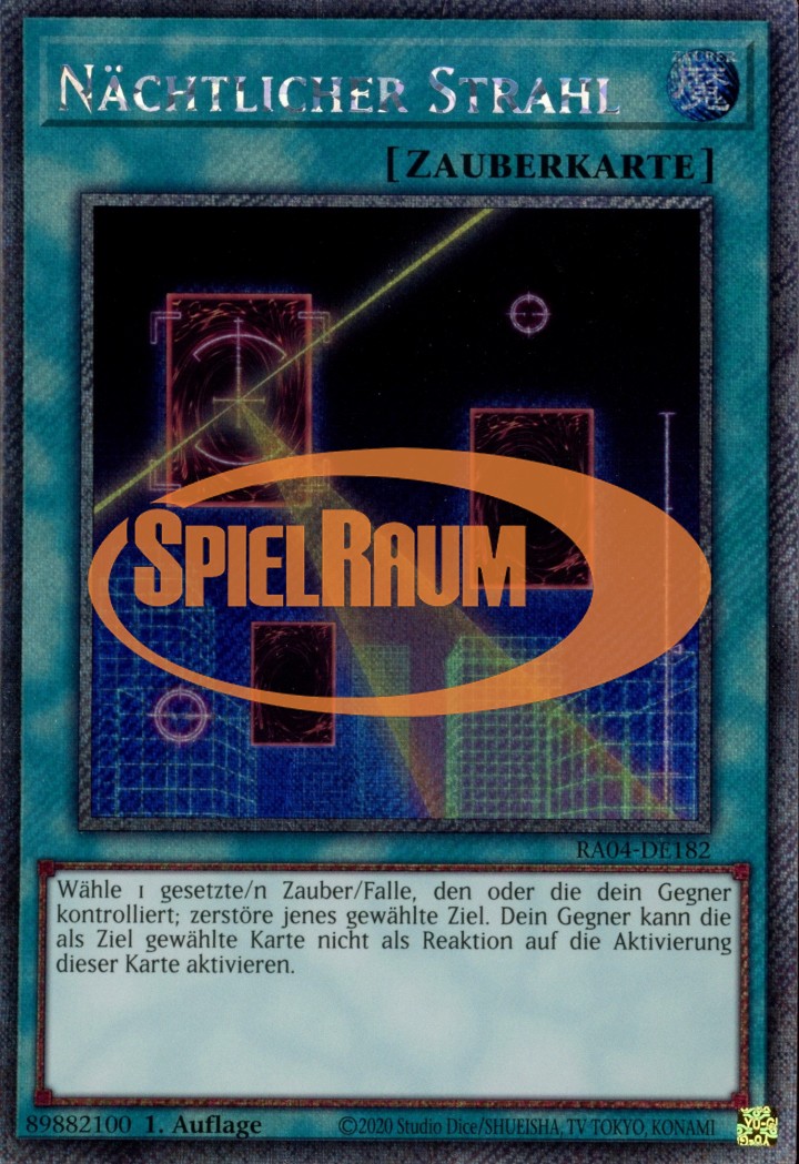 Night Beam (V.1 - Platinum Secret Rare)