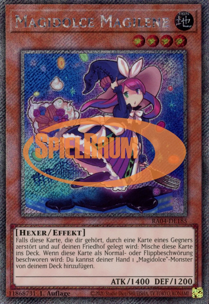 Madolche Magileine (V.1 - Platinum Secret Rare)