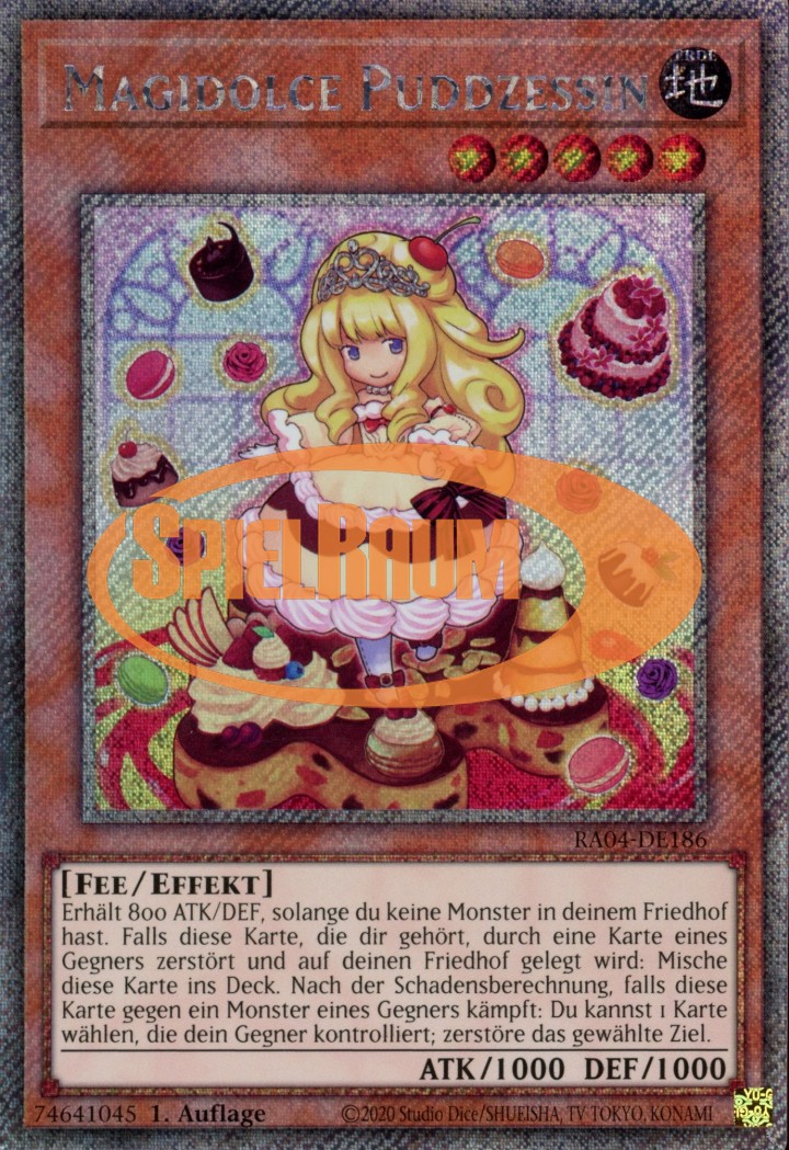 Madolche Puddingcess (V.1 - Platinum Secret Rare)