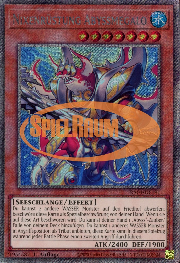 Mermail Abyssmegalo (V.1 - Platinum Secret Rare)