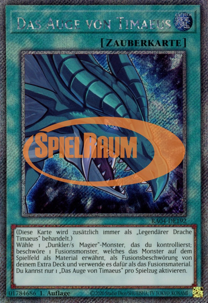 The Eye of Timaeus (V.1 - Platinum Secret Rare)
