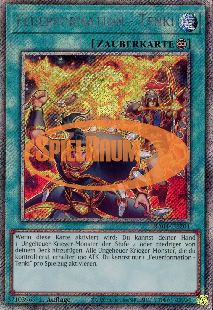 Fire Formation - Tenki (V.1 - Platinum Secret Rare)