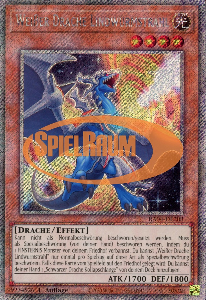 White Dragon Wyverburster (V.1 - Platinum Secret Rare)