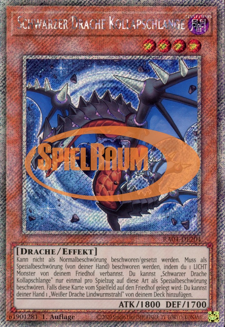Black Dragon Collapserpent (V.1 - Platinum Secret Rare)