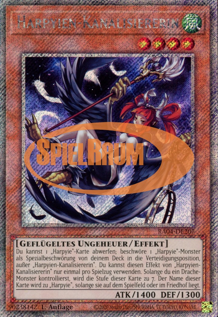 Harpie Channeler (V.1 - Platinum Secret Rare)