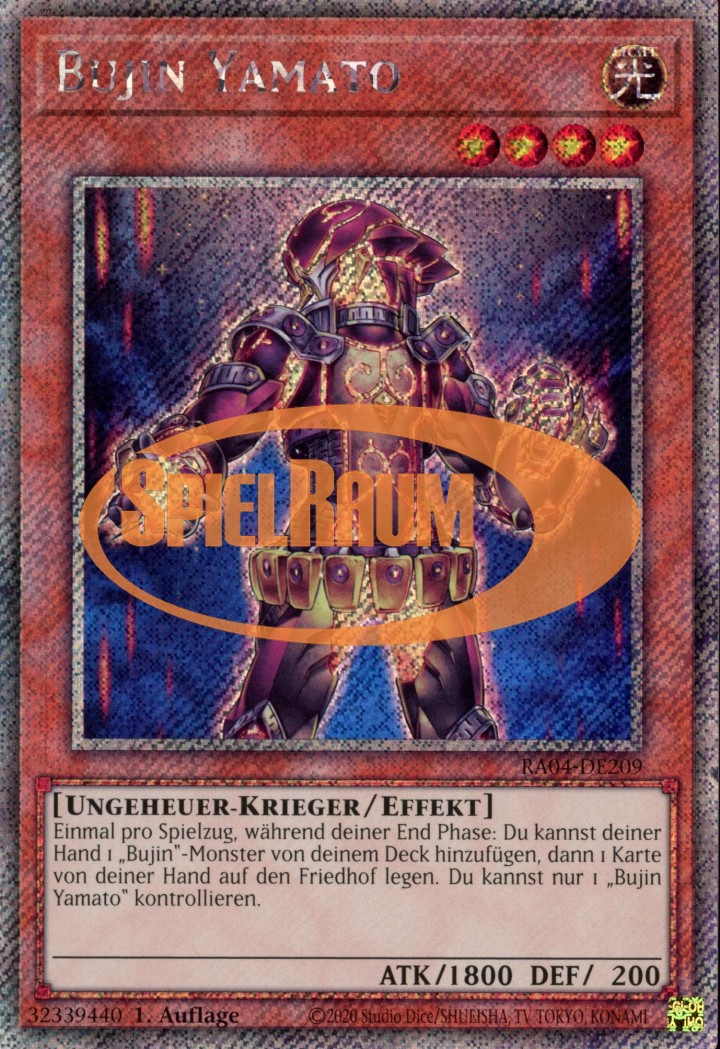 Bujin Yamato (V.1 - Platinum Secret Rare)