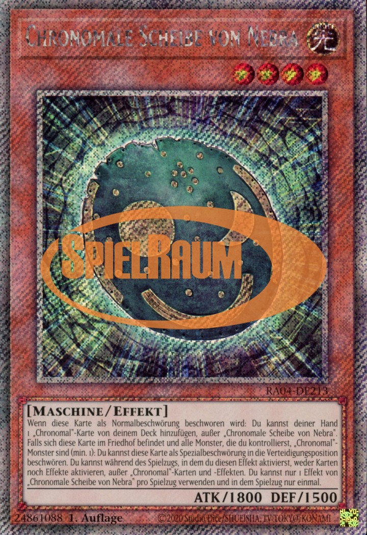 Chronomaly Nebra Disk (V.1 - Platinum Secret Rare)
