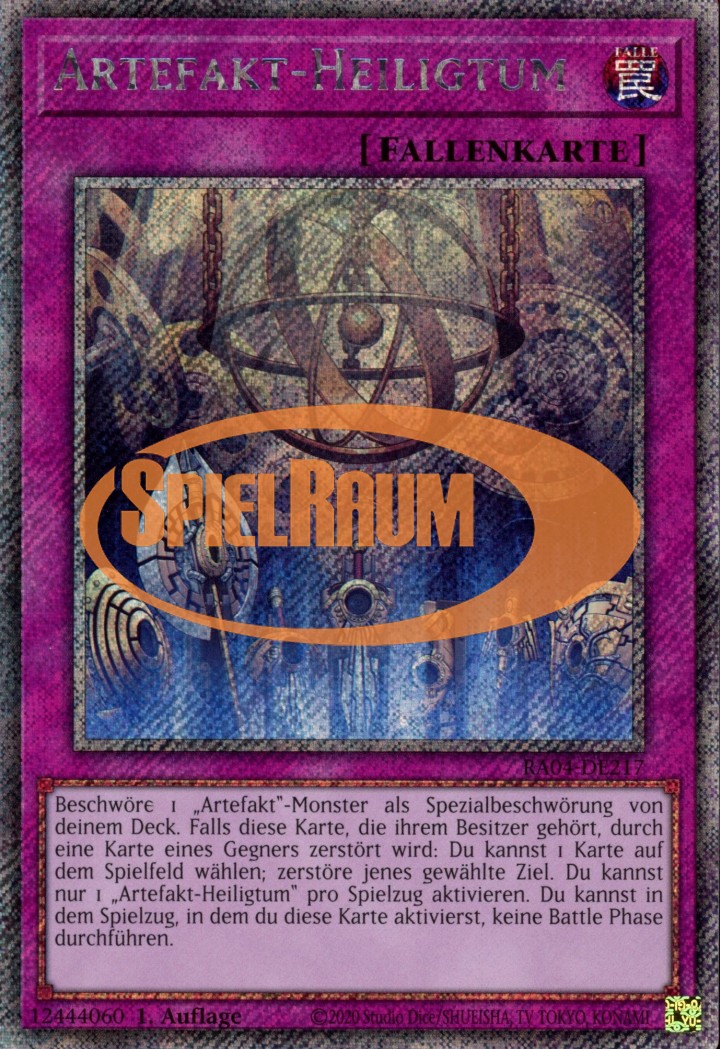 Artifact Sanctum (V.1 - Platinum Secret Rare)